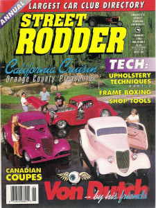 STREET RODDER 1993 JAN - ENGINE TURNING MADE EASY, FRAME BOXING, COOL TOOLS